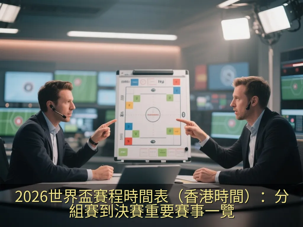 一位香港球迷在客廳使用手機查看2026世界盃賽程與即時比分
